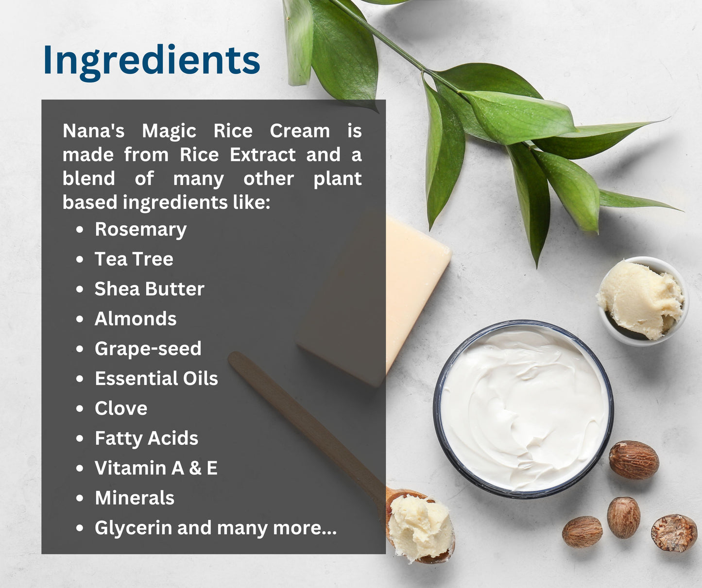 Rice Cream (Anti Acne Cream) 30ml/50ml